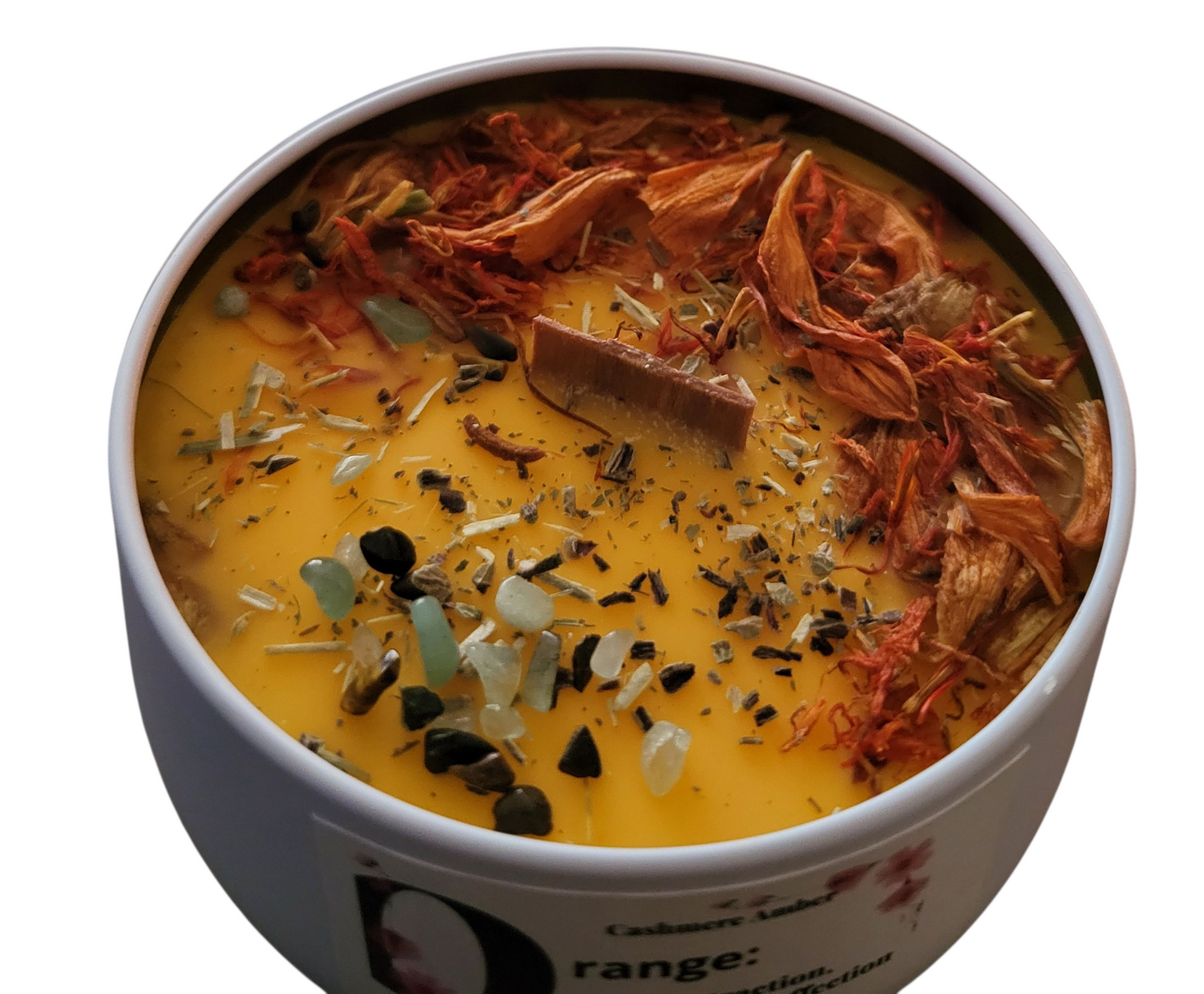 Attraction, Courage, and Affection Intention Setting Inspirational Healing Candle