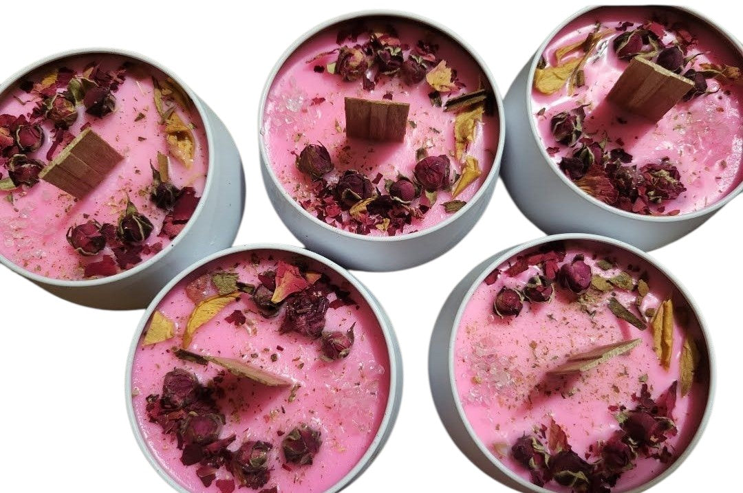 Romance, Self-love, Intimacy, and Happiness Inspiration Candle.