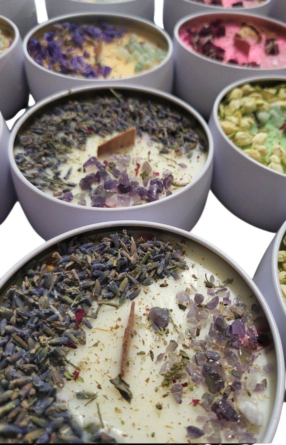 Balance, Harmony, Clarity, and Peace Intention Setting Affirmation Candle.