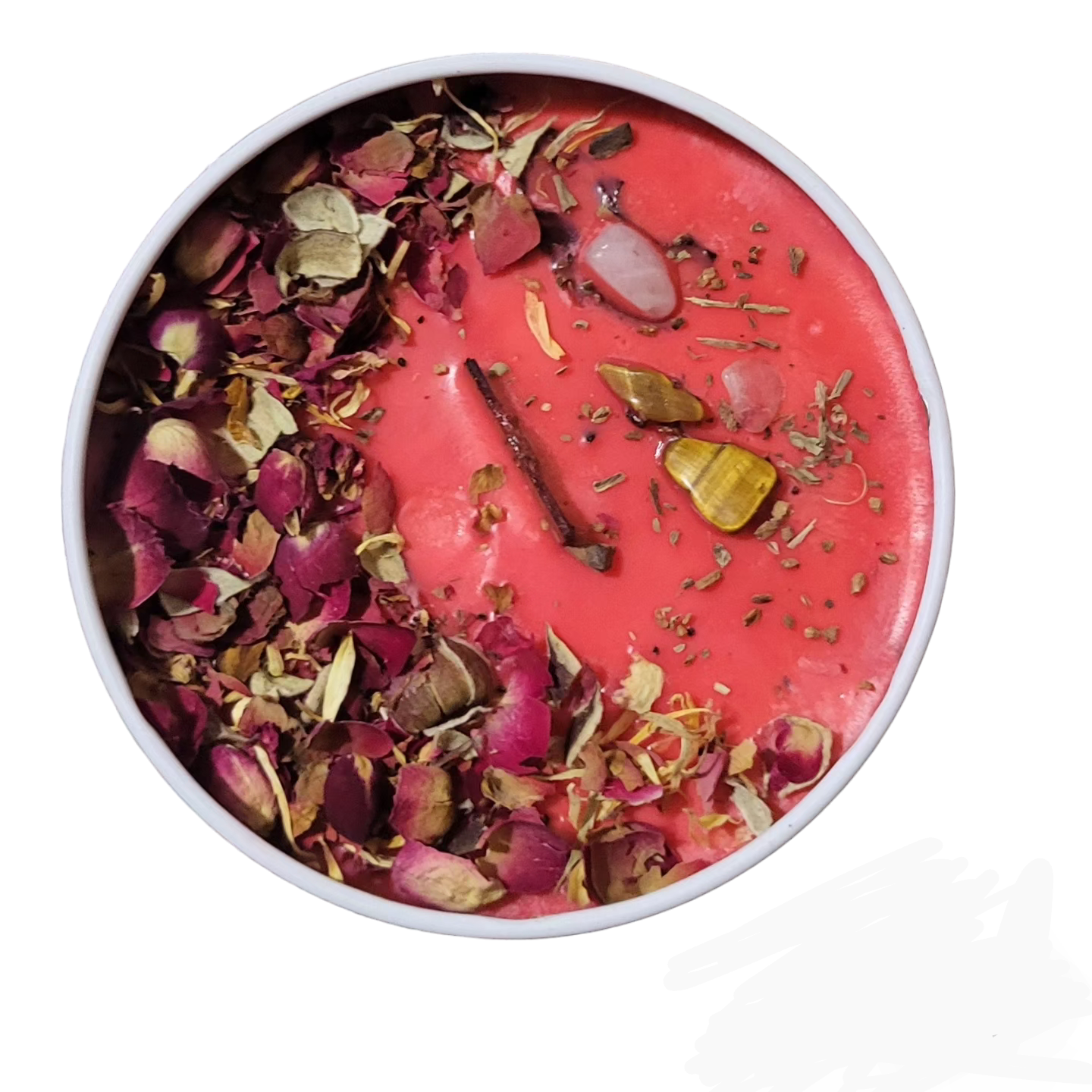 Fire Energy, Passion, Desire, and Strength Red Intention Setting Candle.