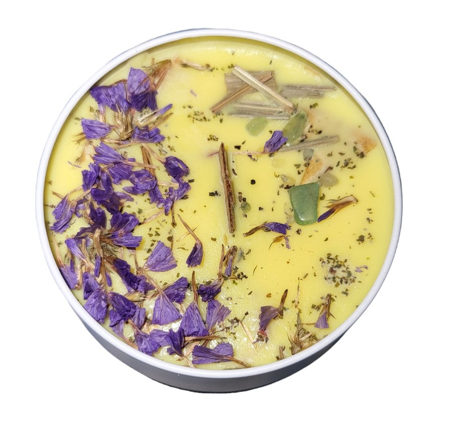 MOORE Yellow Intention Setting Candle That Promotes Joy, Hope, and Happiness