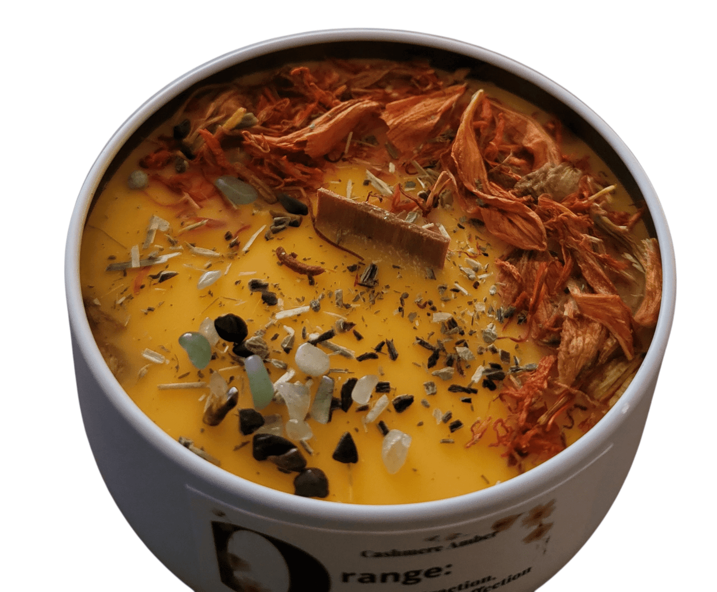 Attraction, Courage, and Affection Intention Setting Inspirational Healing Candle - Wicc It