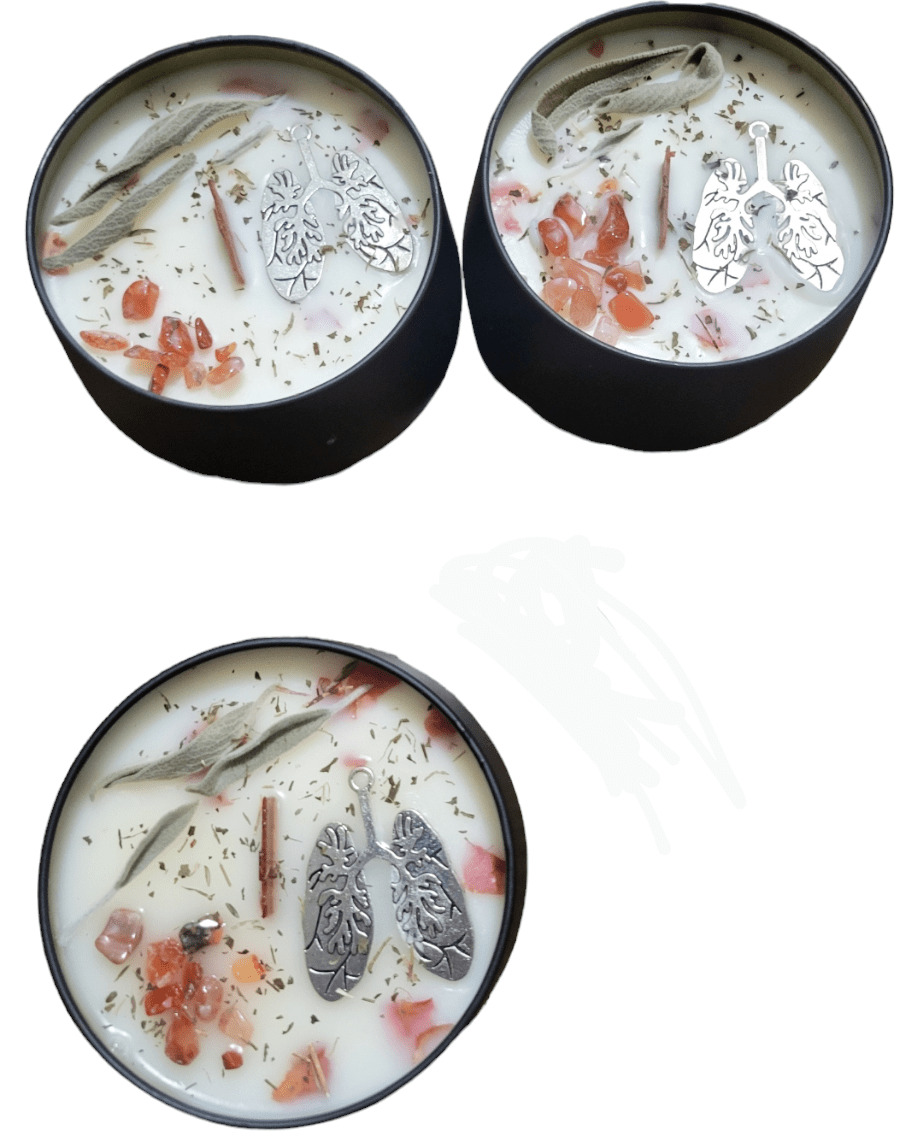 Breathe - Release & Relax Herbal Intentional Candle - Wicc It
