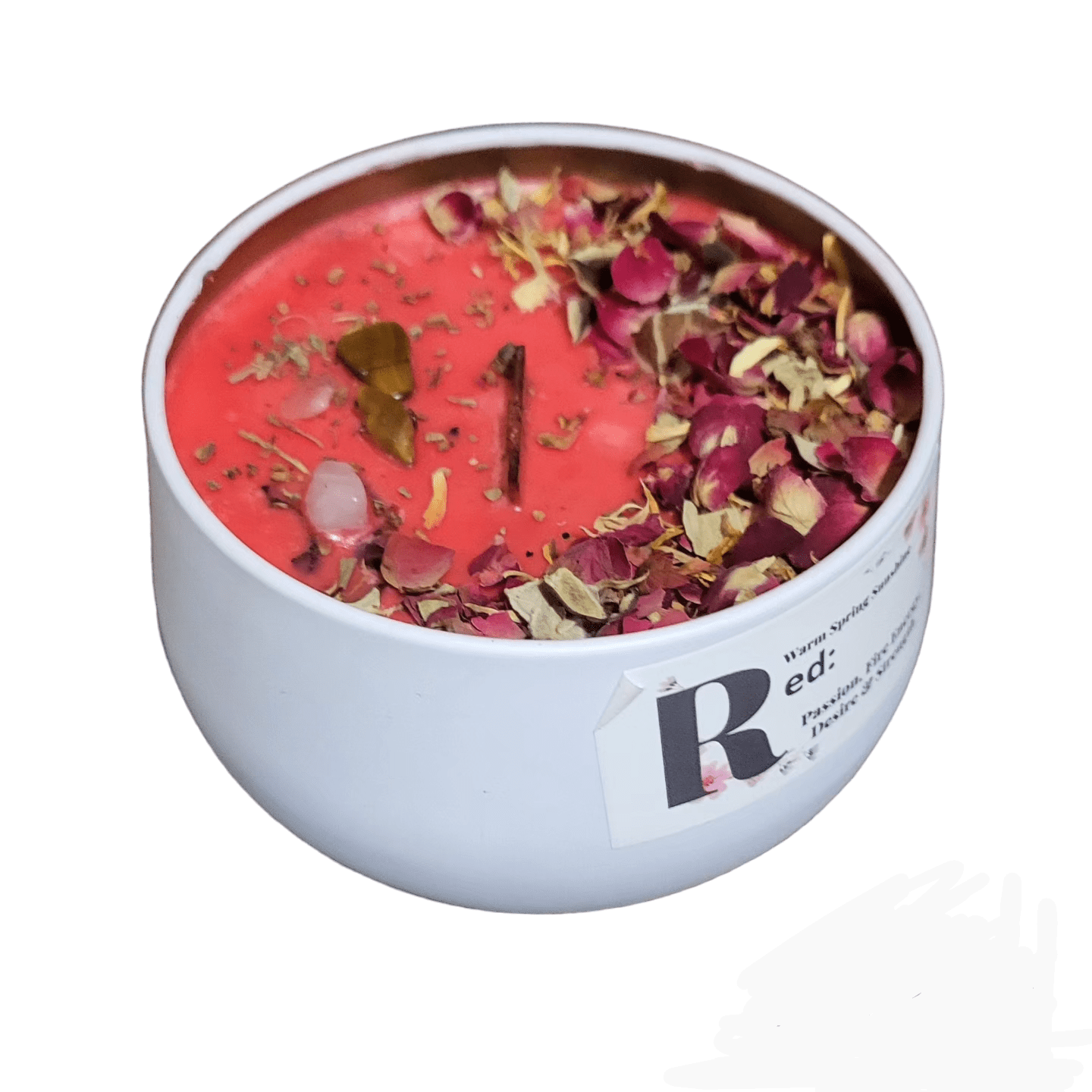 Fire Energy, Passion, Desire, and Strength Red Intention Setting Candle. - Wicc It