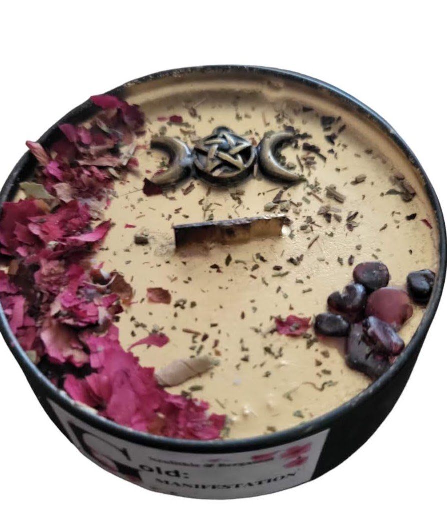 Gold Manifestation Candle - Wicc It