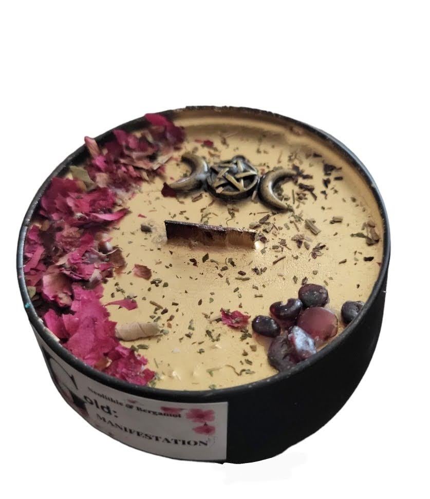 Gold Manifestation Candle - Wicc It