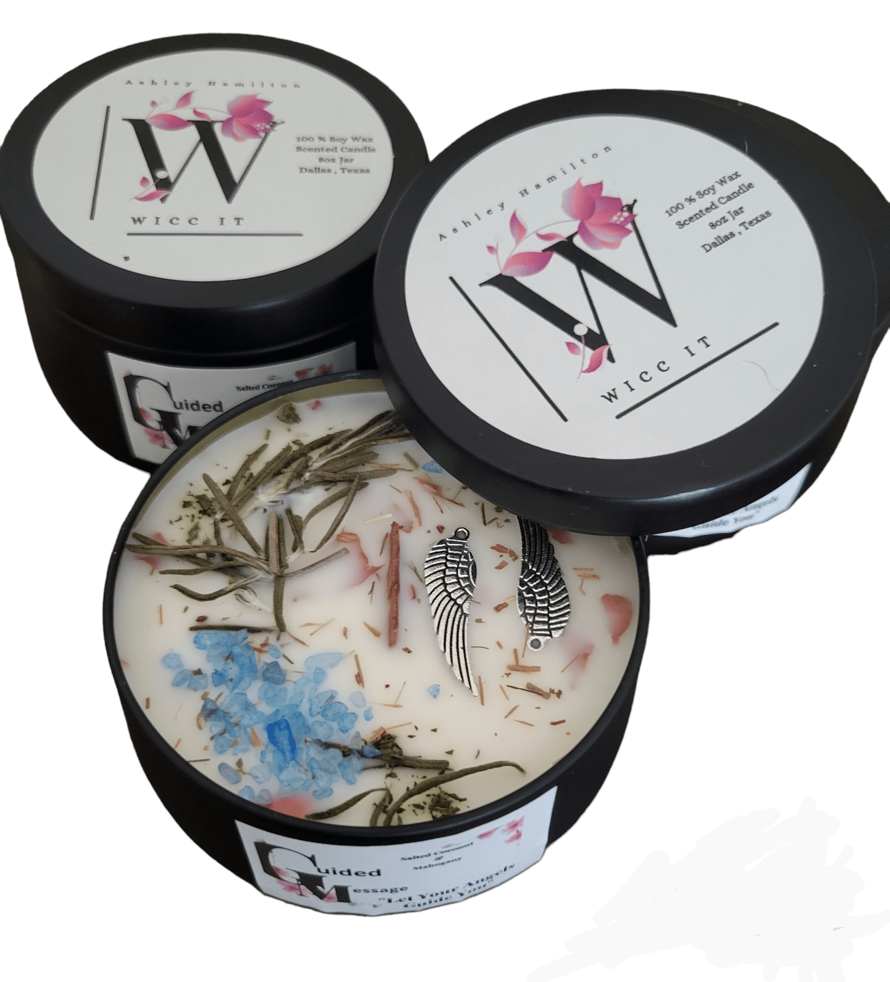 Guided Messages - Let Your Angels Guide You Intuitive Candle - Wicc It