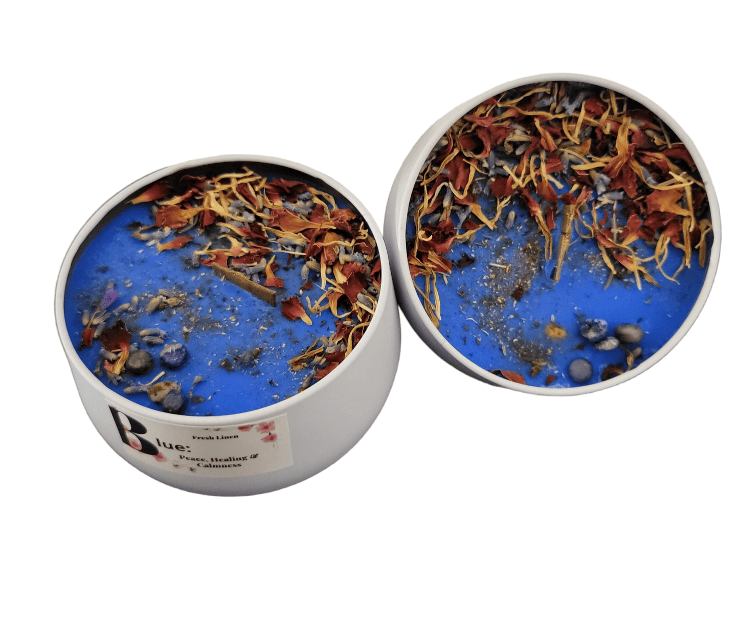 Peace, Healing, and Calming Affirmation Intention Setting Candle. - Wicc It