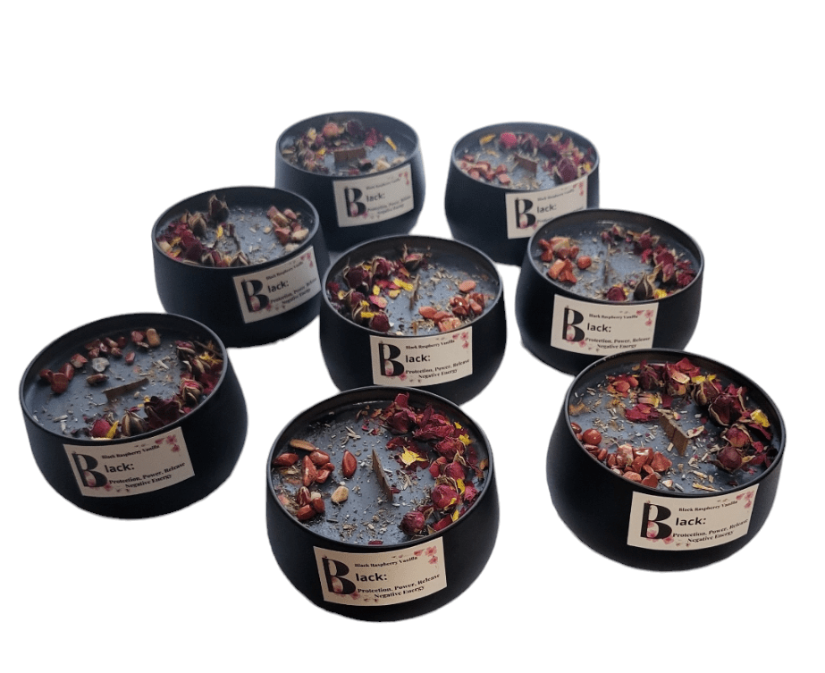 Power, Protection, and Removing Negative Energy Intention Setting Candle. - Wicc It