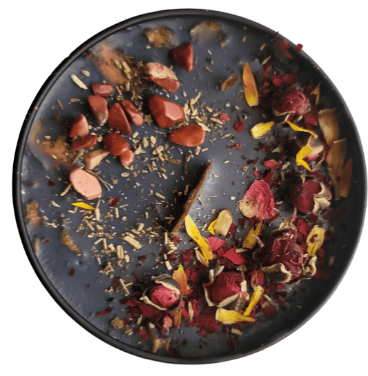 Power, Protection, and Removing Negative Energy Intention Setting Candle. - Wicc It