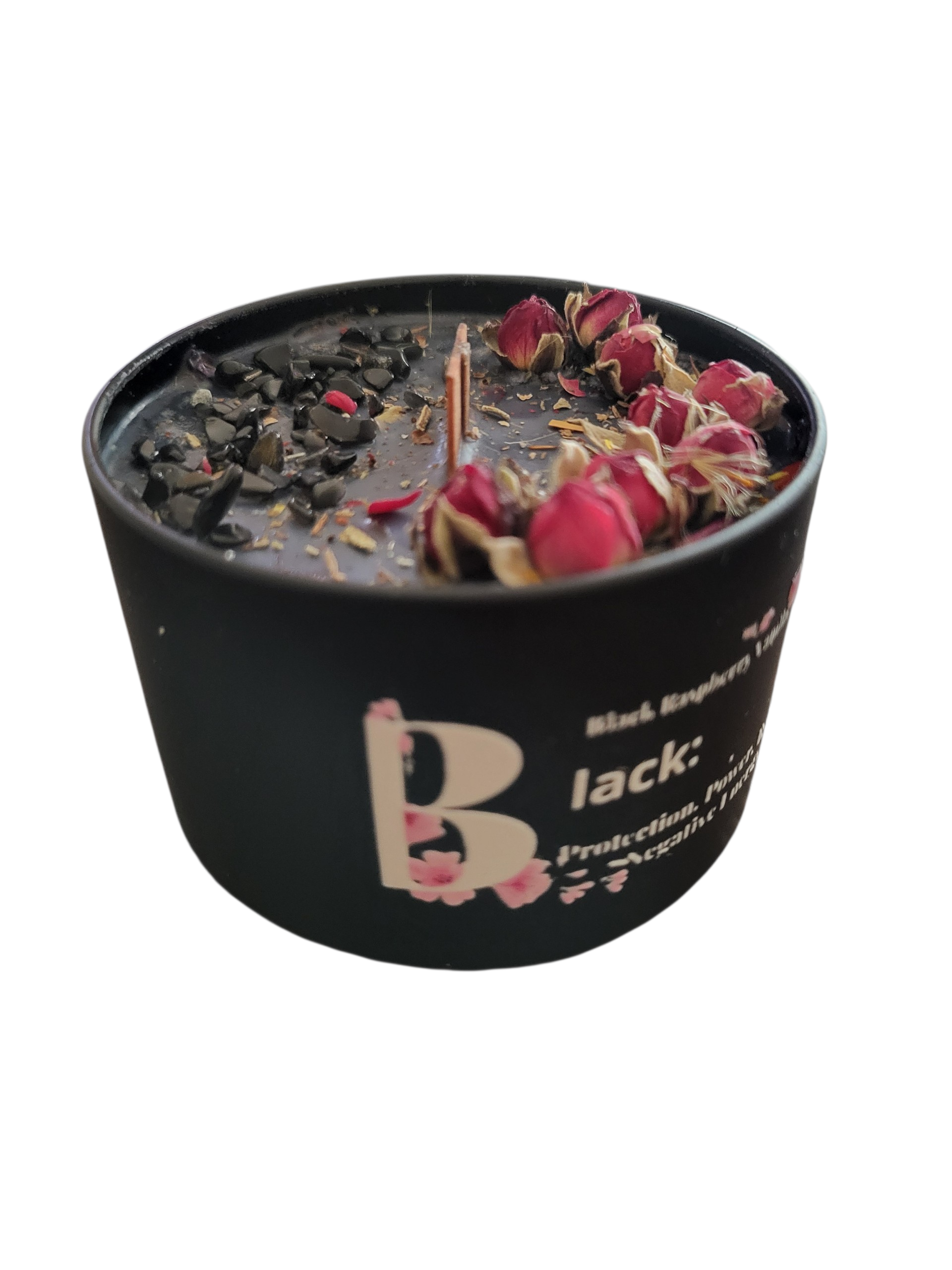 Power, Protection, and Removing Negative Energy Intention Setting Candle by WiccItcandles