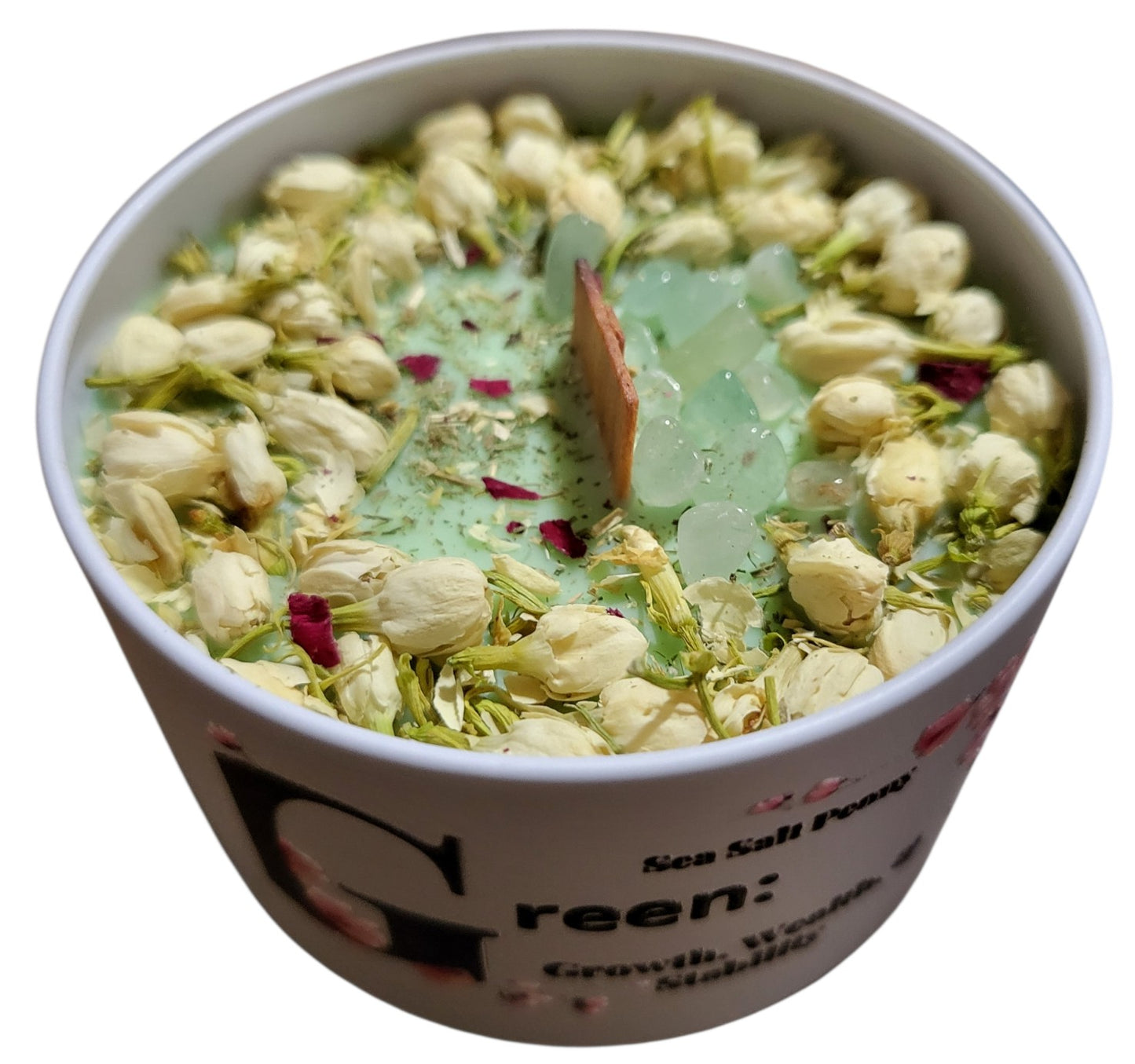 Growth Candle for Wealth & Stability by WiccItcandles