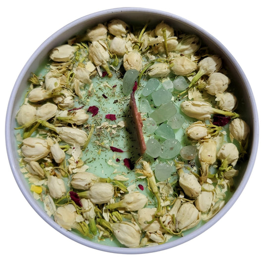 Growth Candle for Wealth & Stability by WiccItcandles