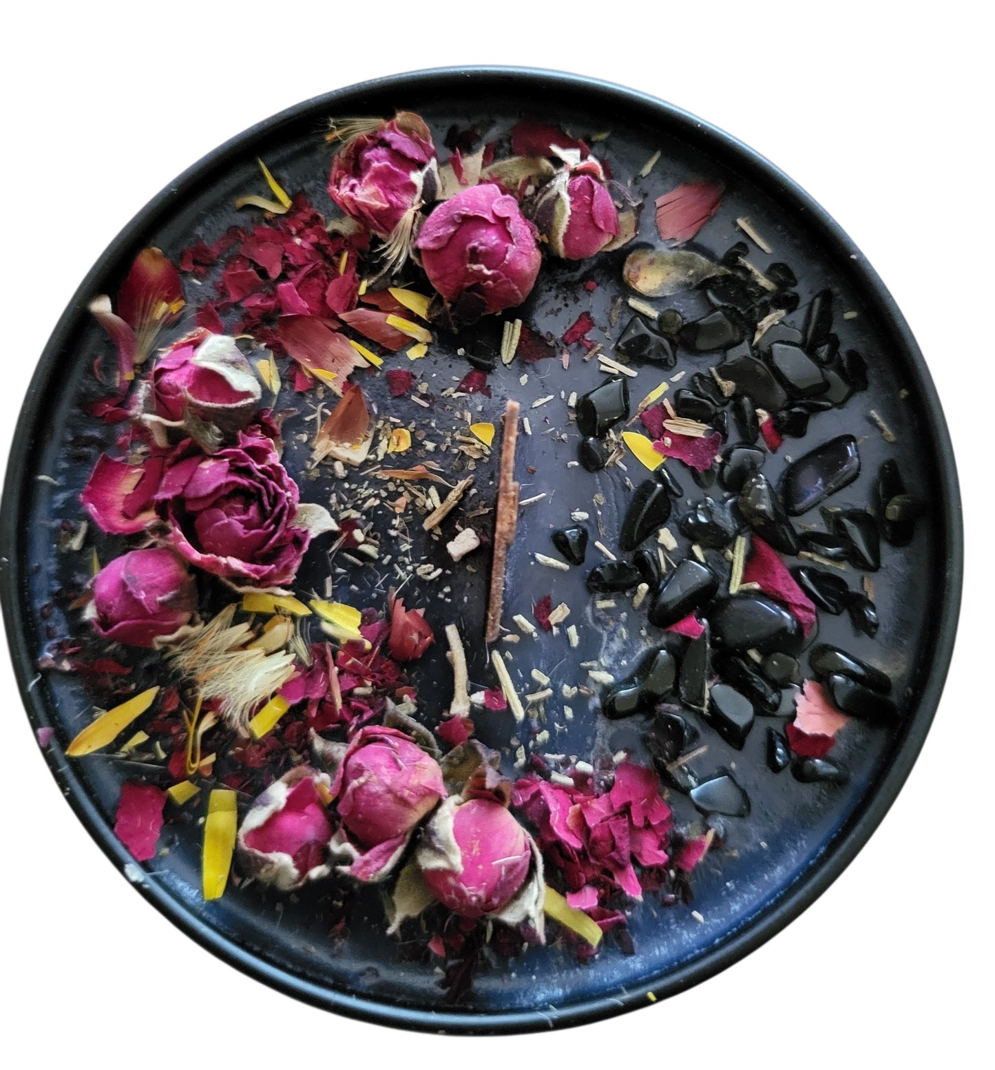 Power, Protection, and Removing Negative Energy Intention Setting Candle by WiccItcandles