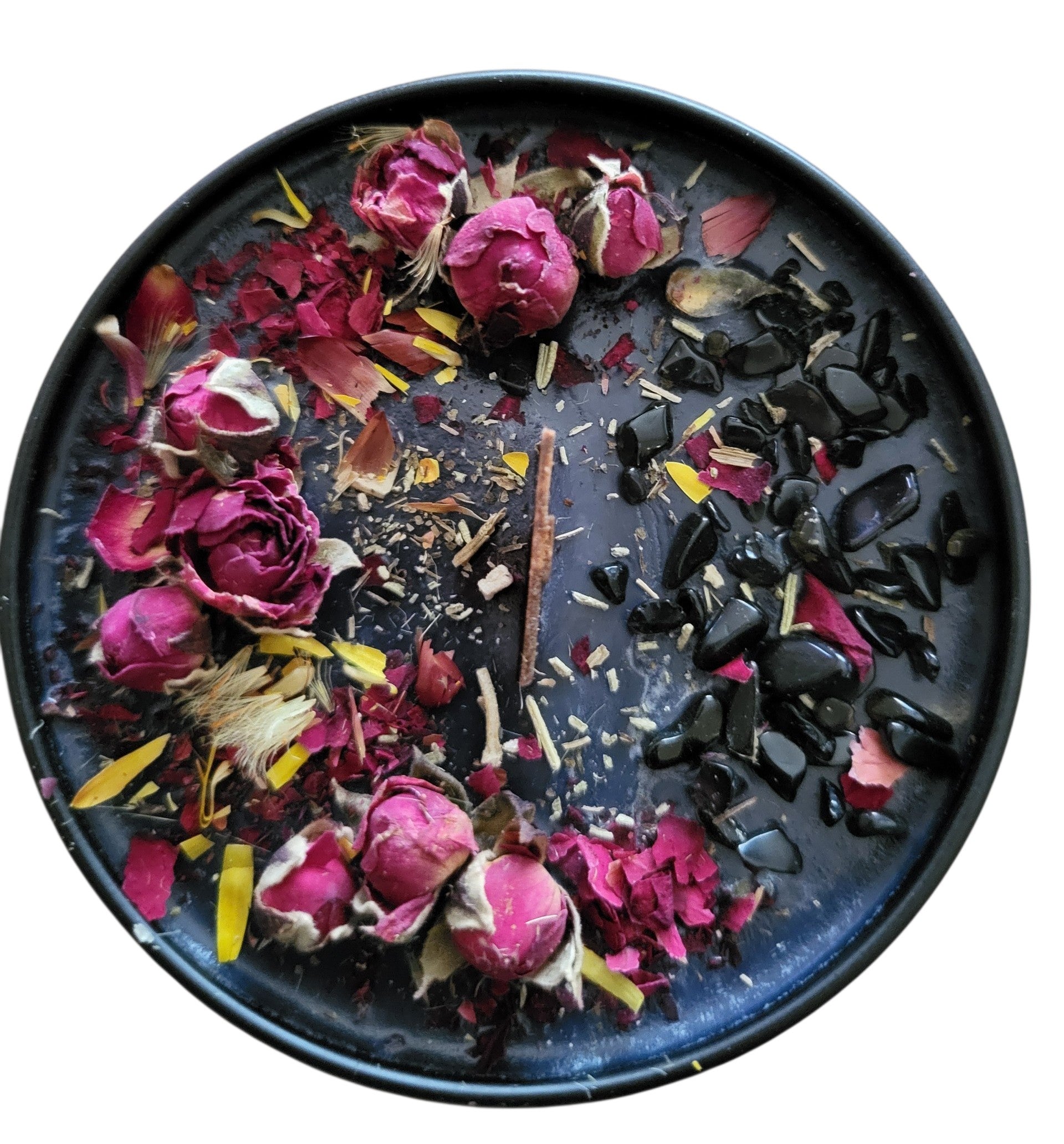 Power, Protection, and Removing Negative Energy Intention Setting Candle by WiccItcandles