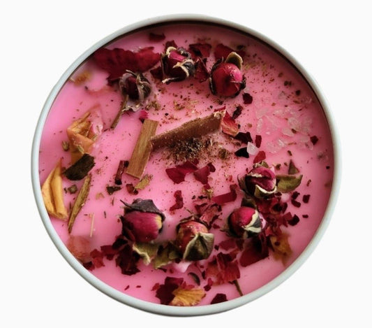 Romance, Self - love, Intimacy, and Happiness Inspiration Candle. - Wicc It